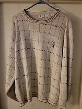 CYPRESS LINKS GOLF Sweater Men's Size L MADE IN USA 100% COTTON