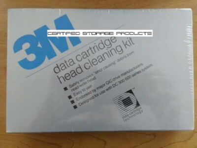 NEW 3M 12465 Cartridge HEAD Cleaning KIT QIC SLR WET PROCESS Tape 16G8572 Sealed