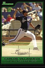 2006 Bowman Draft Picks & Prospects Carlos Villanueva Rookie #BDP48