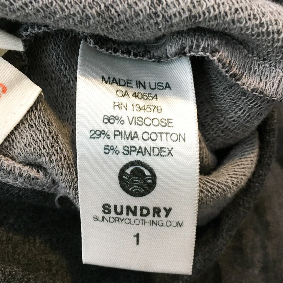 Pantalón deportivo ajustado Sundry Camo en negro suave para mujer talla 1 Leggings giratorios Foto 3 de 4