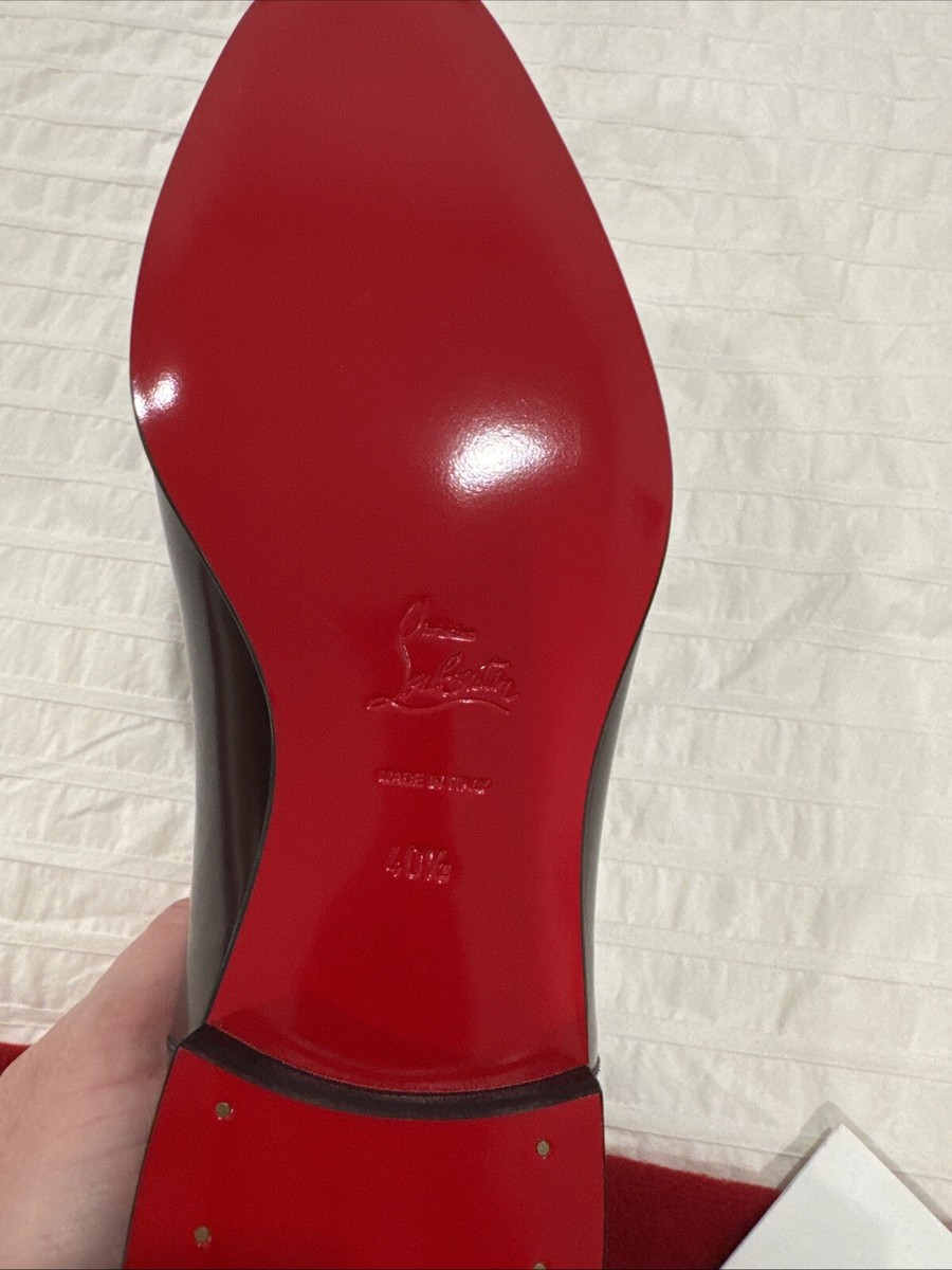 Christian Louboutin Greggo Flat Calf Size 40.5 Greggo - Lace-up shoes - Smooth calf leather - Black - Men  main image 3