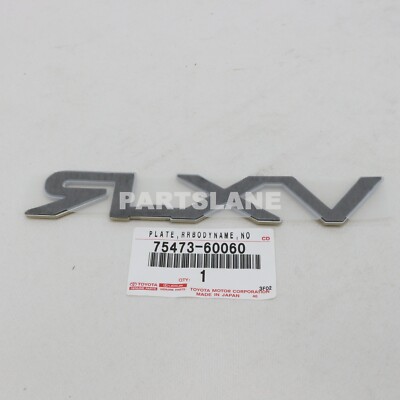 Toyota Land Cruiser UZJ100 OEM Genuine Back Door Name Plate Emblem