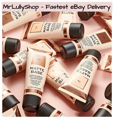 Make-up Revolution matte Basis Porenunschärfe volle Abdeckung Foundation, versiegelt