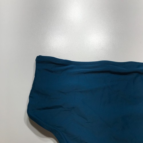 NEW 2-Piece Bikini Set Tank Top & Ruched High-Waisted Bottoms Green Womens Large - Picture 7 of 22