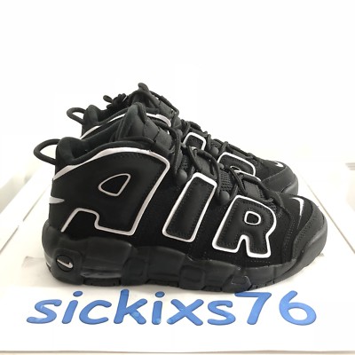 靴 NIKE AIR MORE UPTEMPO GS 415082-002 Nike Air More Uptempo (GS) 'Black White' Sz 5Y/Women's 6.5 [415082