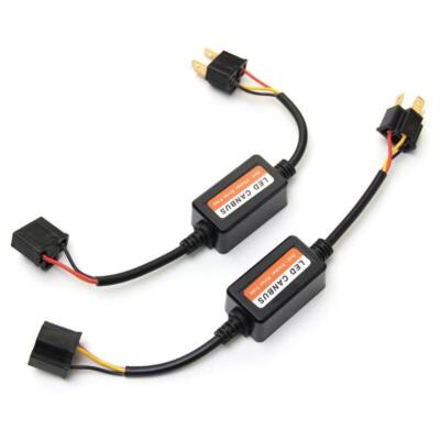 2x H4 LED Headlight Fog Light Canbus Error Free Anti Flicker Canceller Decoder