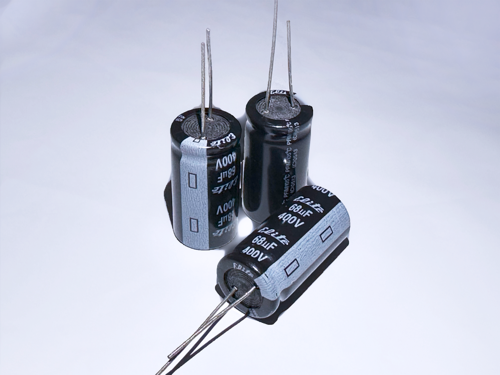 10X PF2G680MNN1632 Elite 68uF 400V 16x32 Aluminum Electrolytic Radial Capacitor