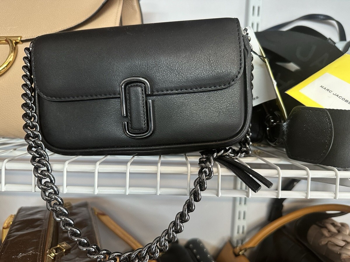 Marc Jacobs The J Marc Mini Black Leather Convertible Marc Jacobs The J Marc Mini Black Leather Convertible
