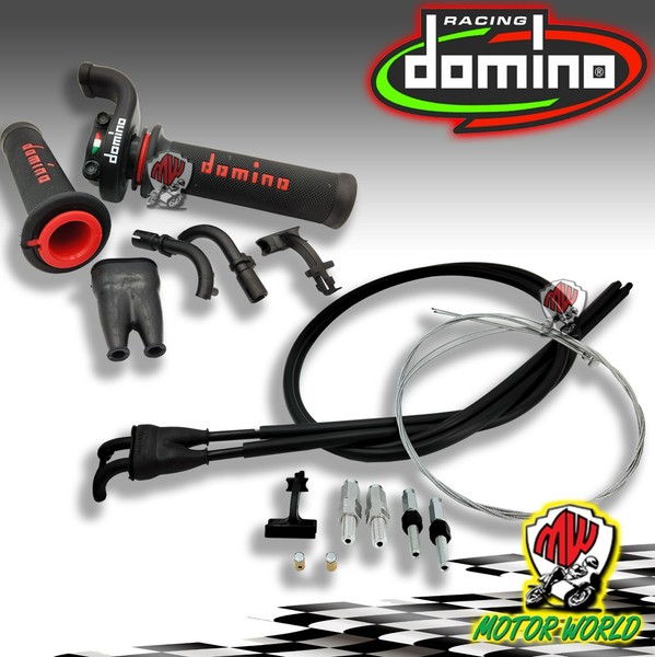 Kit Kabel + Gas Schnell Domino Mit Knopf Domino Krr 03 Farbe Rot-image