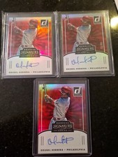 2016 Donruss Signature Series Odubel Herrera Red Auto /99 Phillies RC