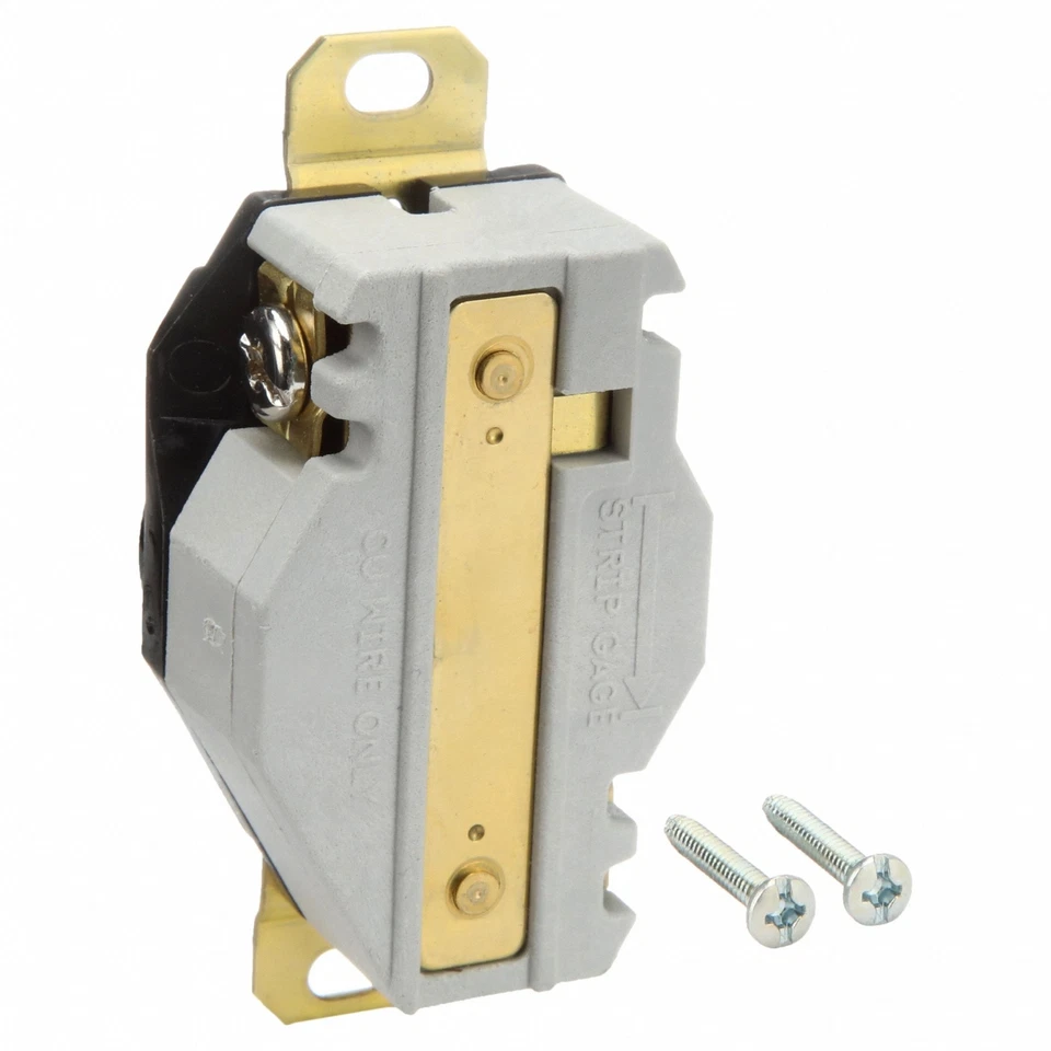 (10) Hubbell HBL2310 Locking Receptacle Outlet Twist Lock NEMA L5-20R 20A 125V - Image 2 of 3