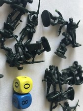 Figurines Soldats Chevaliers Moyen Âge - Airfix 1/72 - Occasion - Lot De Petits Soldiers