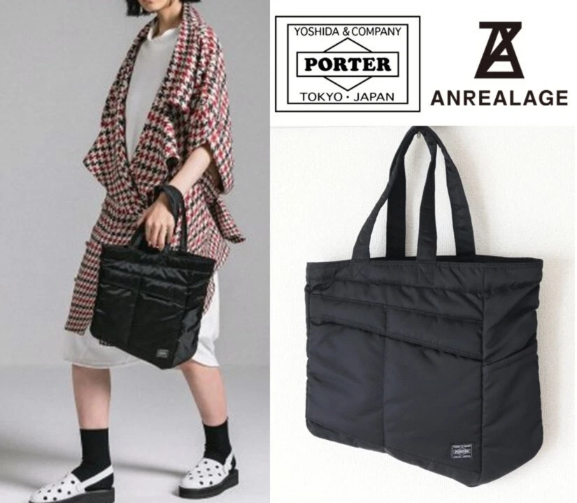 ANREALAGE × PORTER アングル ナイロントートバッグ ANREALAGE × PORTER アングル ナイロントートバッグ ANREALAGE
