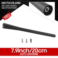 Auto Antenne 7.9in Stabantenne Dachantenne Schwarz Für VW Audi BMW Skoda Ford