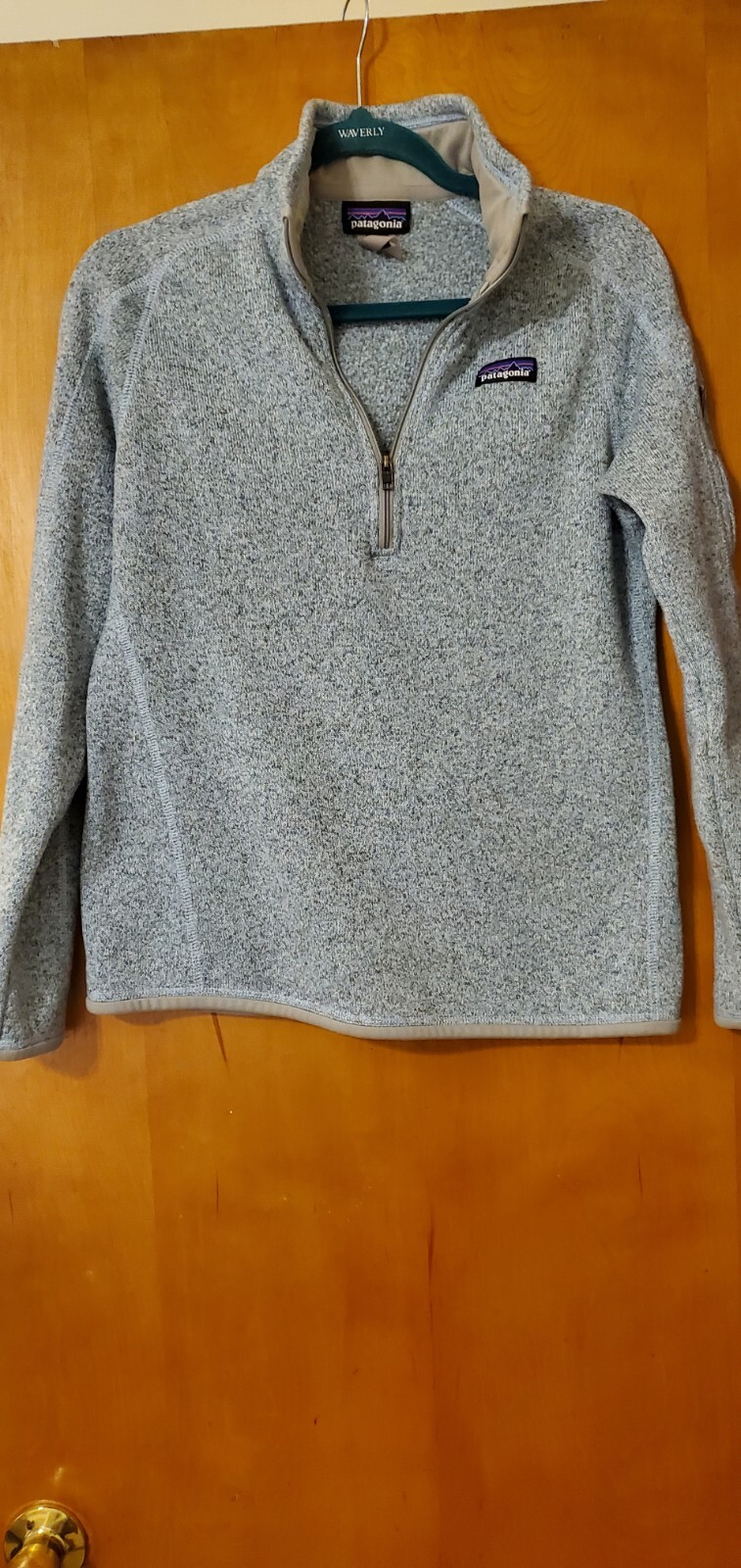 Patagonia Better Sweater 1/4 Zip Fleece Pullover Hawthorne Blue M eBay