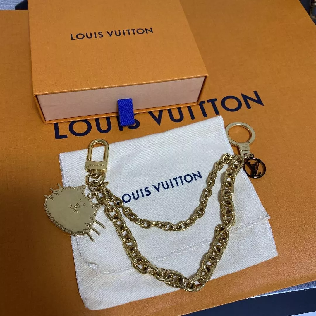 LOUIS VUITTON Key Chain Cat Catgram Bag Charm W/Box F/S From JAPAN
