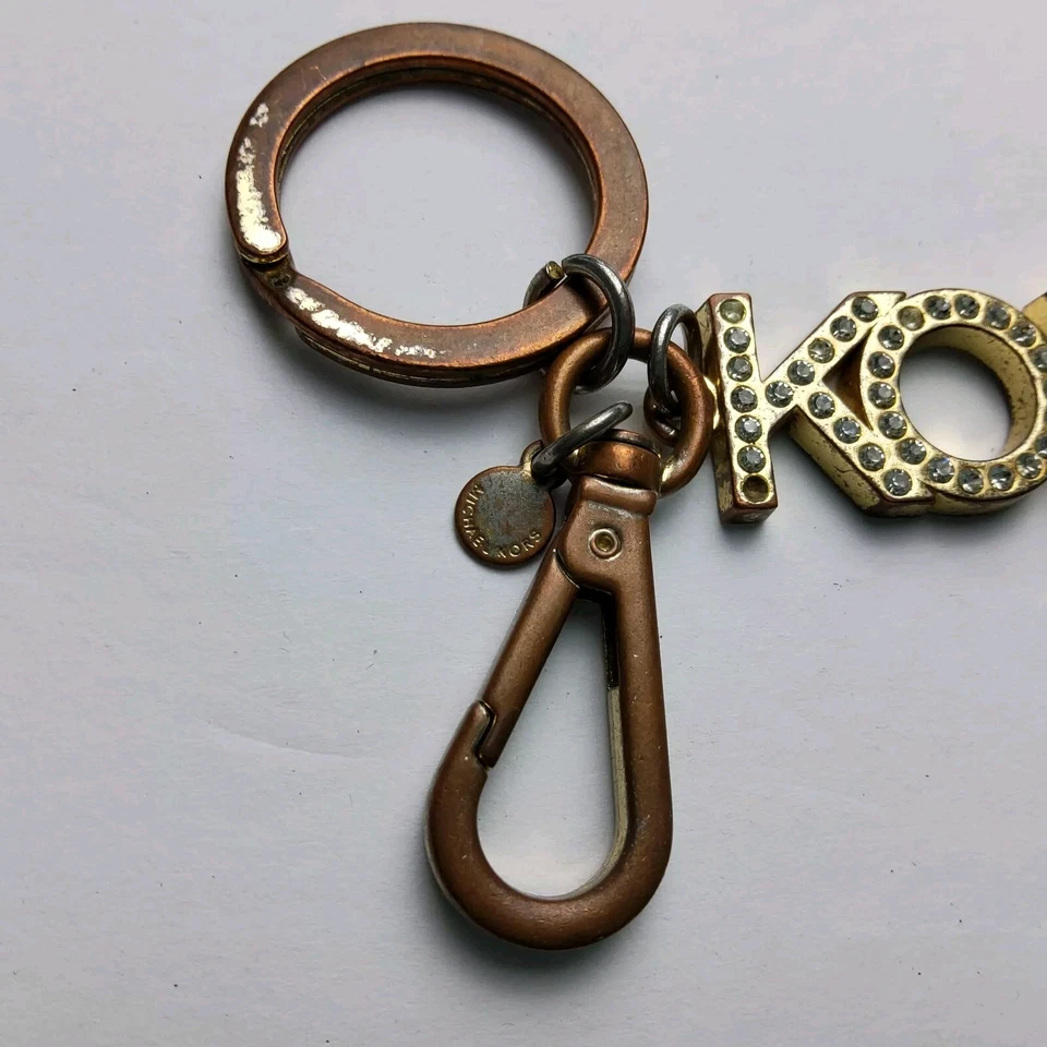 Michael Kors Joyas "KORS" Llavero Monedero Dije Logo Estrás Foto 2 de 4