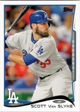 2014 Topps Update #US67 Scott Van Slyke Los Angeles Dodgers