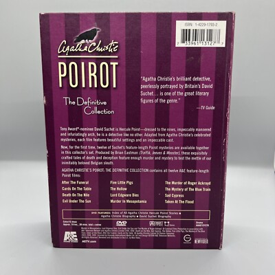 POIROT DVDボックスセット 全31ディスク PBS Agatha Christie's Poirot DVD Box Set Series 1 Brand New Sealed