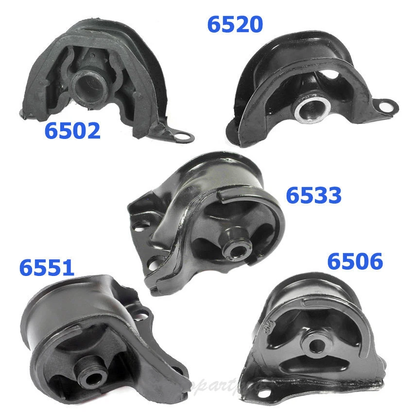 M255 Motor & Trans Mount For Honda Civic Del Sol Auto 6520 6502 6533 6551 6506 - Image 2 of 4