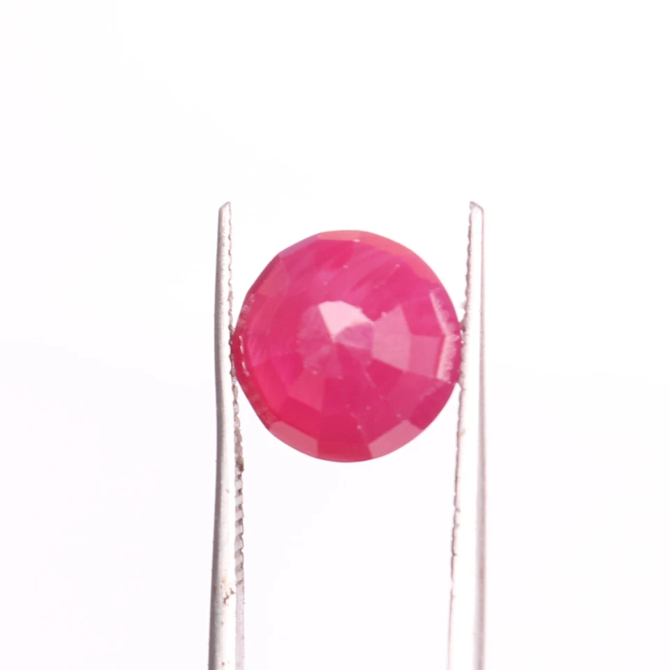Certified Natural Unheated Untreated Mozambique Ruby Round4.40 ct Loose Gemstone - Image 4 of 4