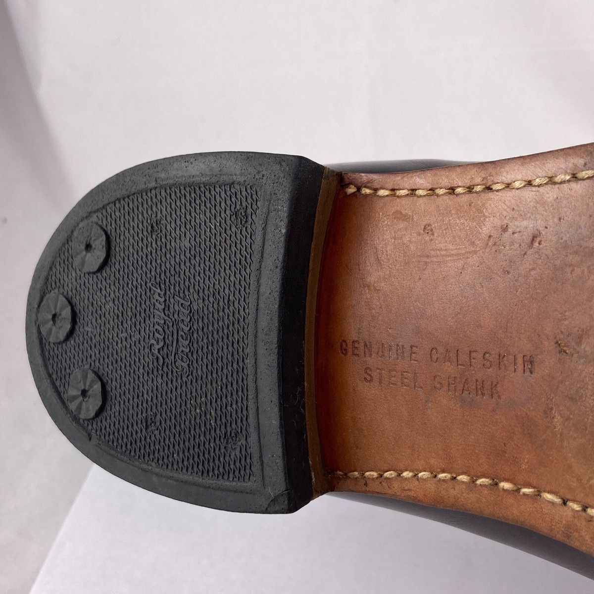 Antique/Vintage Vintage City Club Dress Shoes Vintage City Club Dress Shoes Mens 12 Brown Oxford Upstarts  main image 2