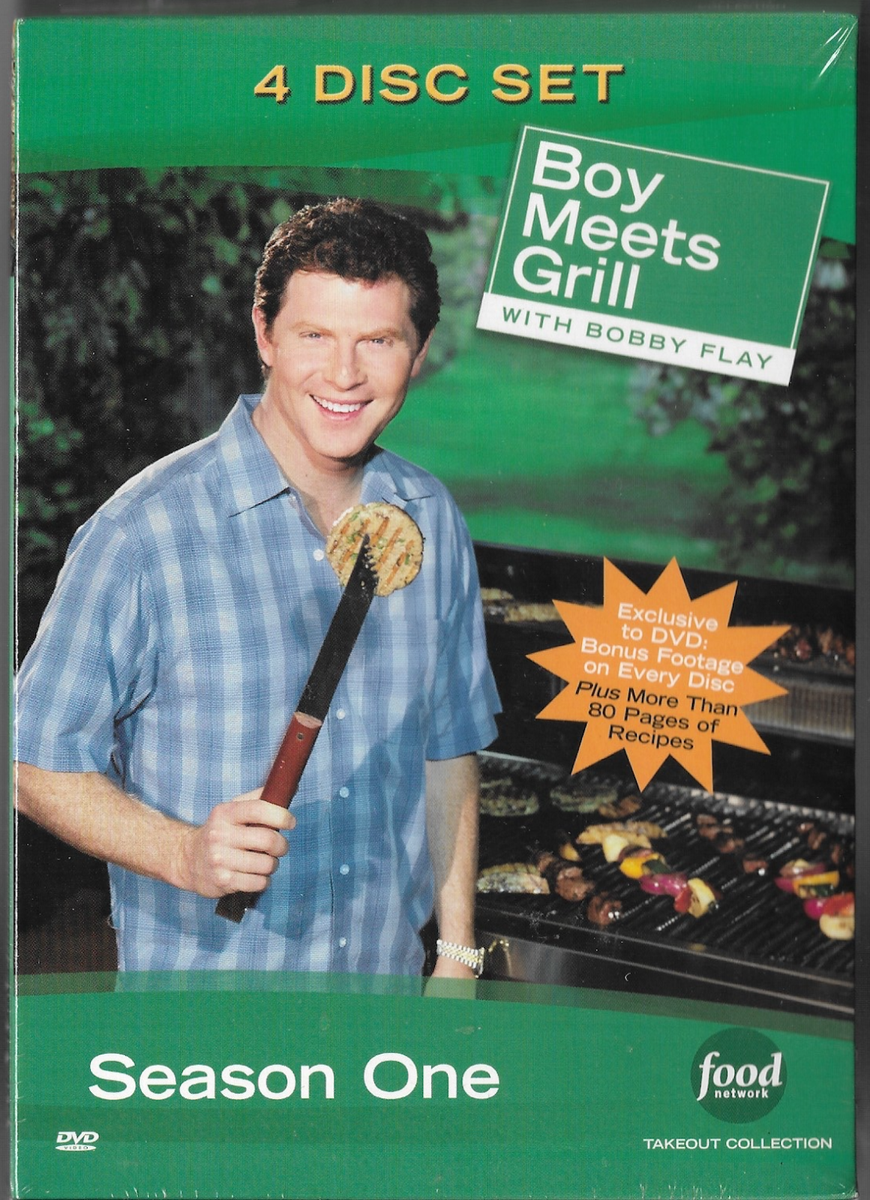 Boy Meets Grill With Bobby Flay: All Style Grillin [DVD](中古品) Boy Meets Grill With Bobby Flay Season 1 (2004, 4-Disc DVD Set