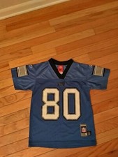 Charles Rogers Detroit Lions NFL Players Reebok Jersey NWOT Youth Size S (8)