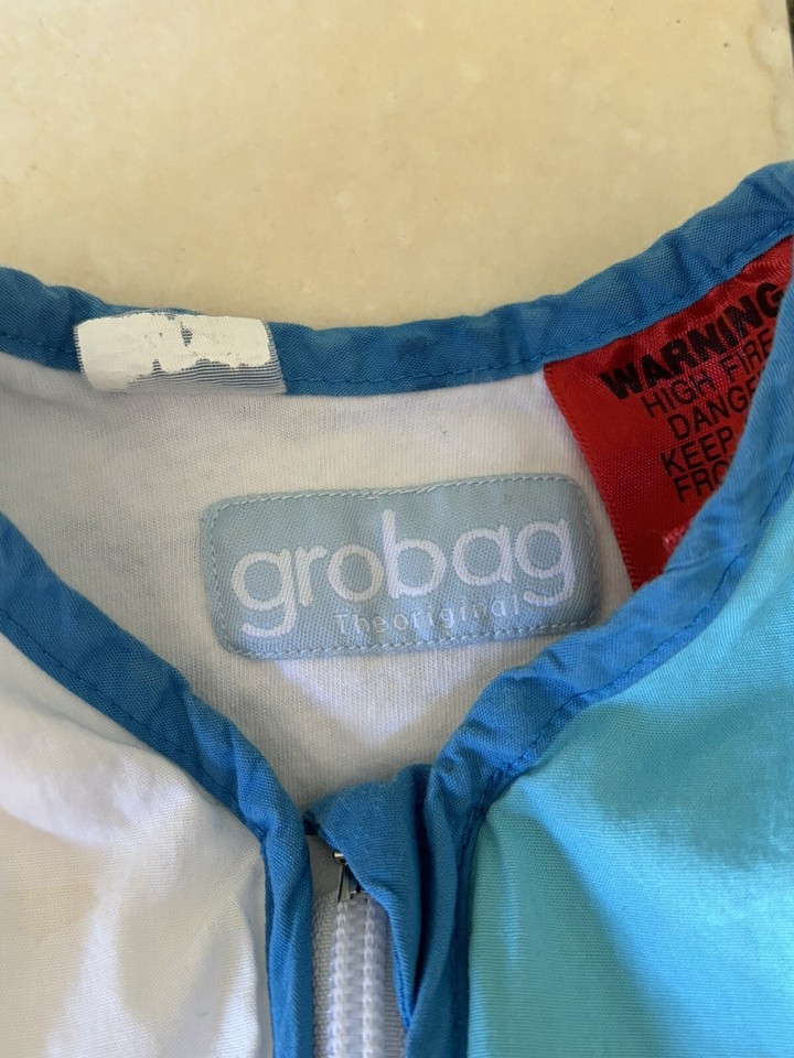 Baby Grobag Sleeping Bag 1.0 TOG Short Sleeve 100 Cotton Size 618