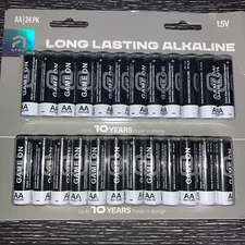 2 Atrix Long Lasting Akaline Batteries AA 24 Pack New