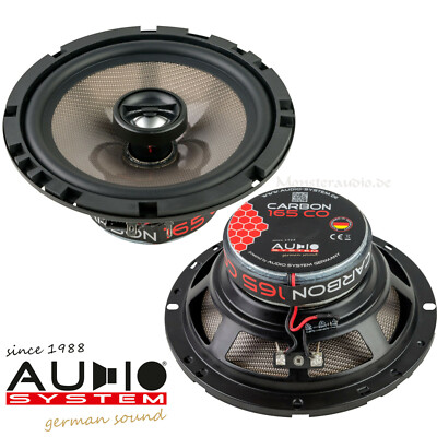 Audio System Carbon 165 CO 16,5cm Koax Lautsprecher Set Boxen 220 Watt