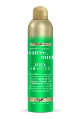 OGX Extra Strength Refresh & Balance + Dry Shampoo, Teatree Mint, 5 Ounce