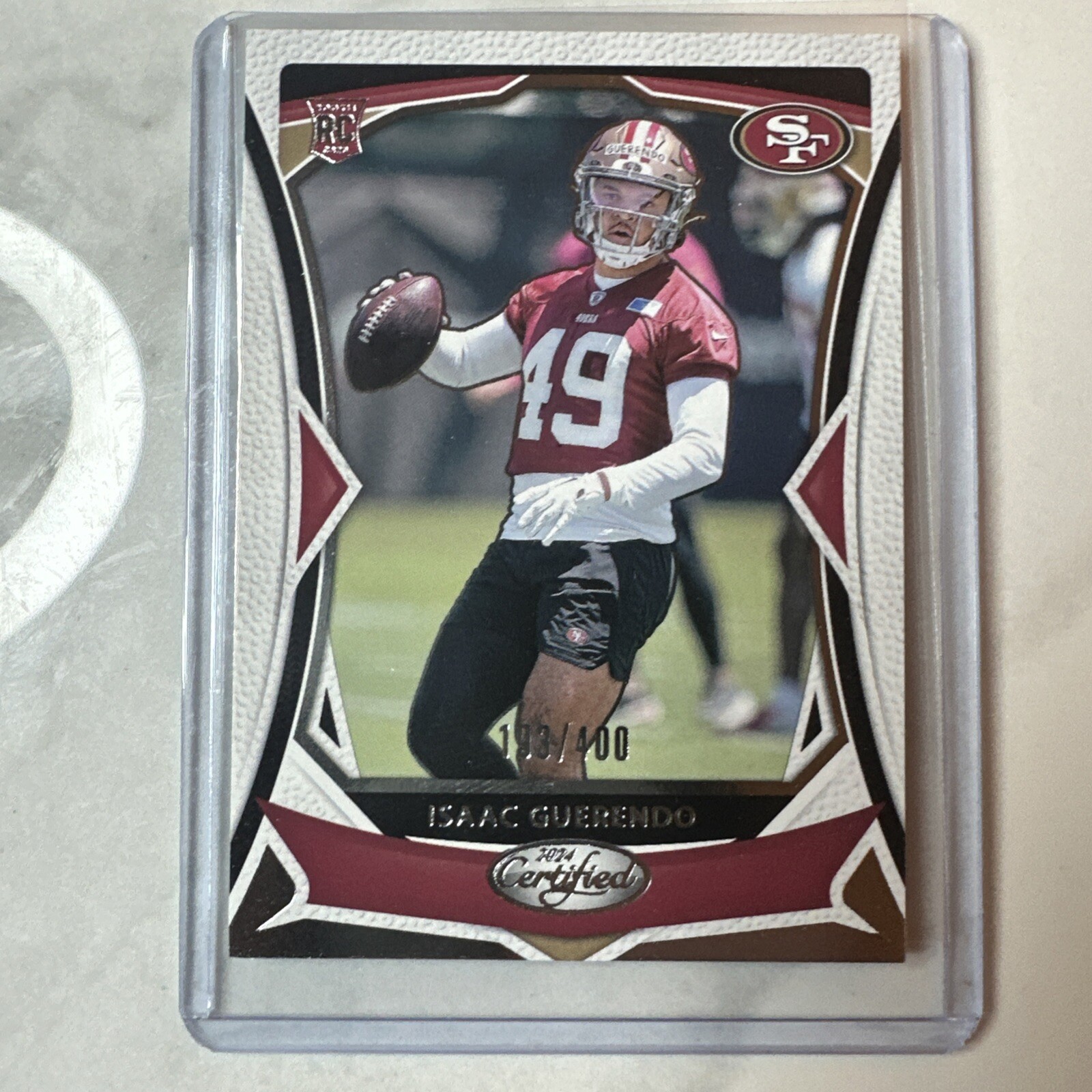 2024 Panini Certified - Rookies #197 Isaac Guerendo /400 (RC)