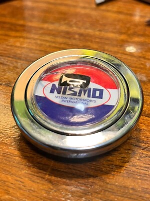 NISMO Silver Old Logo JDM Horn Button for SPARCO OMP NARDI