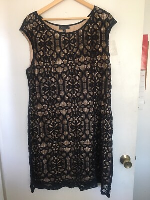 Lot of 2  Women's Plus Dresses 16, 18/20, 2X Winter Party Formal Cocktail  | eBay