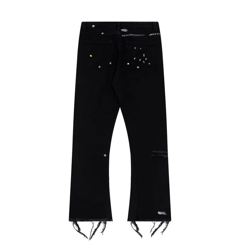 GALLERY DEPT Retro Patchwork Ripped Denim Jeans | eBay