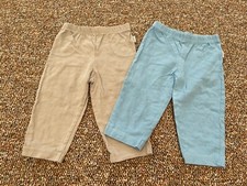 Gerber Boys Set of 2 Blue Gray Lightweight Pants 6-9M