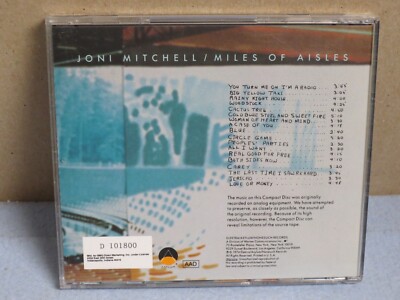 Joni Mitchell - Miles Of Aisles ( CD - 1974 / 19?? - Asylum 202-2