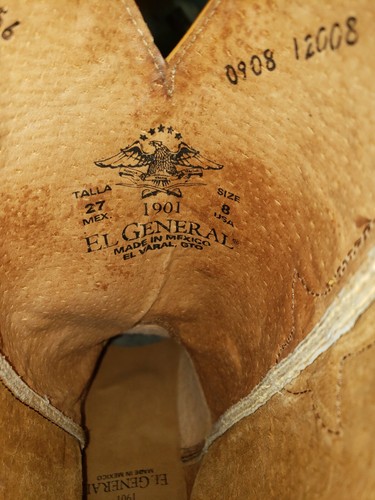 El General Cowboystiefel echtes Alligatorleder Damengröße 8 BRANDNEU - Bild 6 von 7