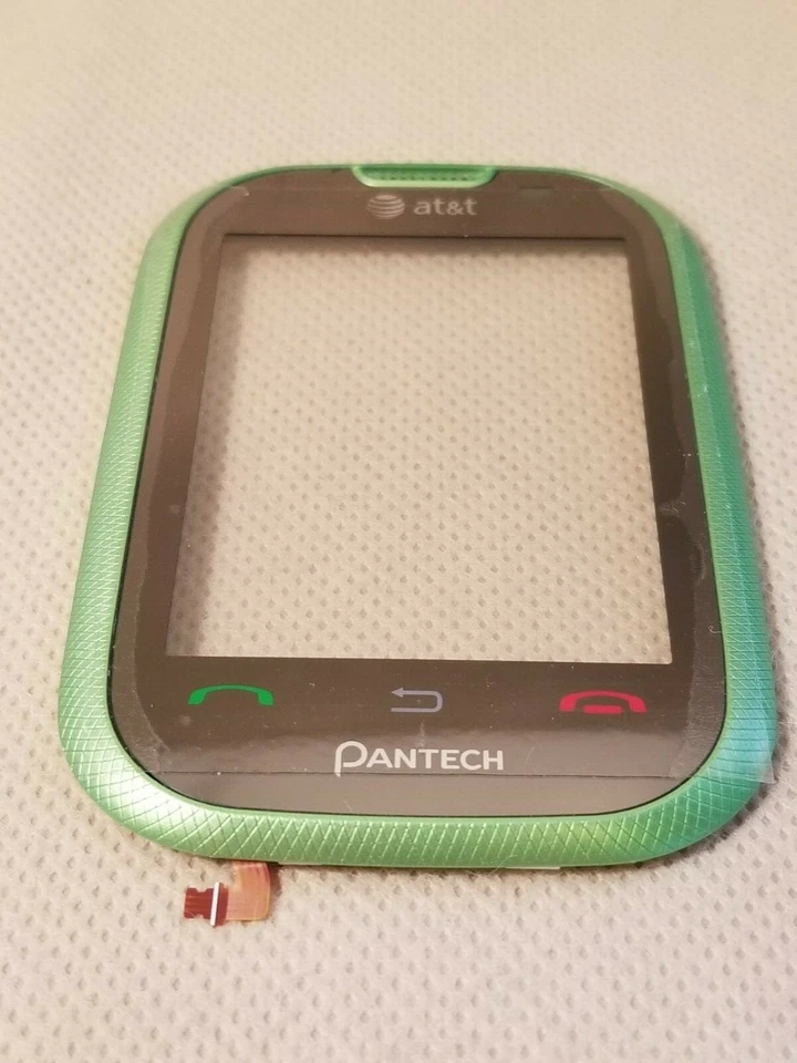 New Pantech OEM Touch Screen Digitizer Bezel Frame for AT&T PURSUIT P9020 GREEN - Image 4 of 4