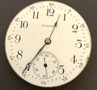 Antique 1917 Waltham Model 1908 620 Pocket Watch Movement Good Balance 16s 15j