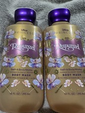 Lot Of 2 - Bath Body Works Rapunzel Disney Princes Body Wash Shower Gel NEW