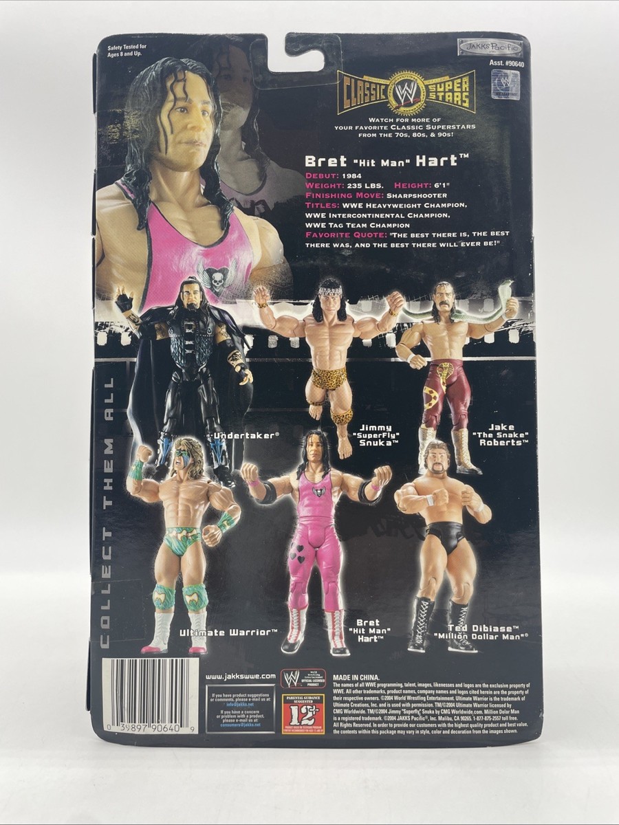RARE CLASSIC SUPER STARS WRESTLEMANIA VIII BRET 