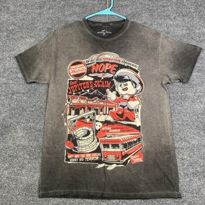 Universal Studios Nope Shirt Mens Medium Gray Jupiter's Claim Graphic Horror