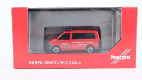 Herpa H0 093392 VW T6 autobús bomberos centro técnico círculo Ilm | Condition: Gebraucht