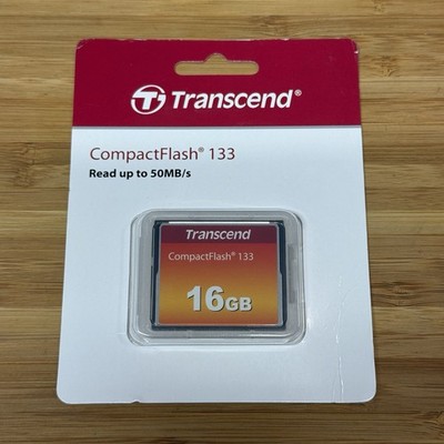 Transcend TS16GCF133 16GB CompactFlash CF Card 133x UDMA Sealed New