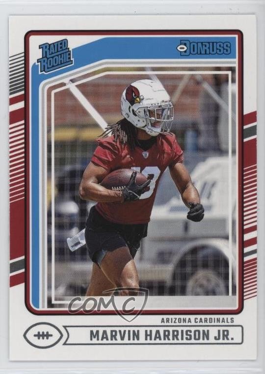2024 Panini Donruss Rated Rookie Marvin Harrison Jr #393 Rookie RC
