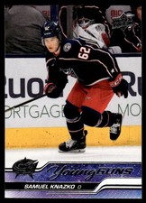 2023-24 Upper Deck Young Guns Samuel Knazko Rookie Columbus Blue Jackets #483