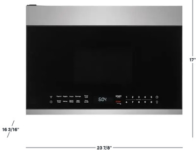Frigidaire UMV1422US 1.4 Cu. Ft. Over-the-Range Stainless Steel Microwave