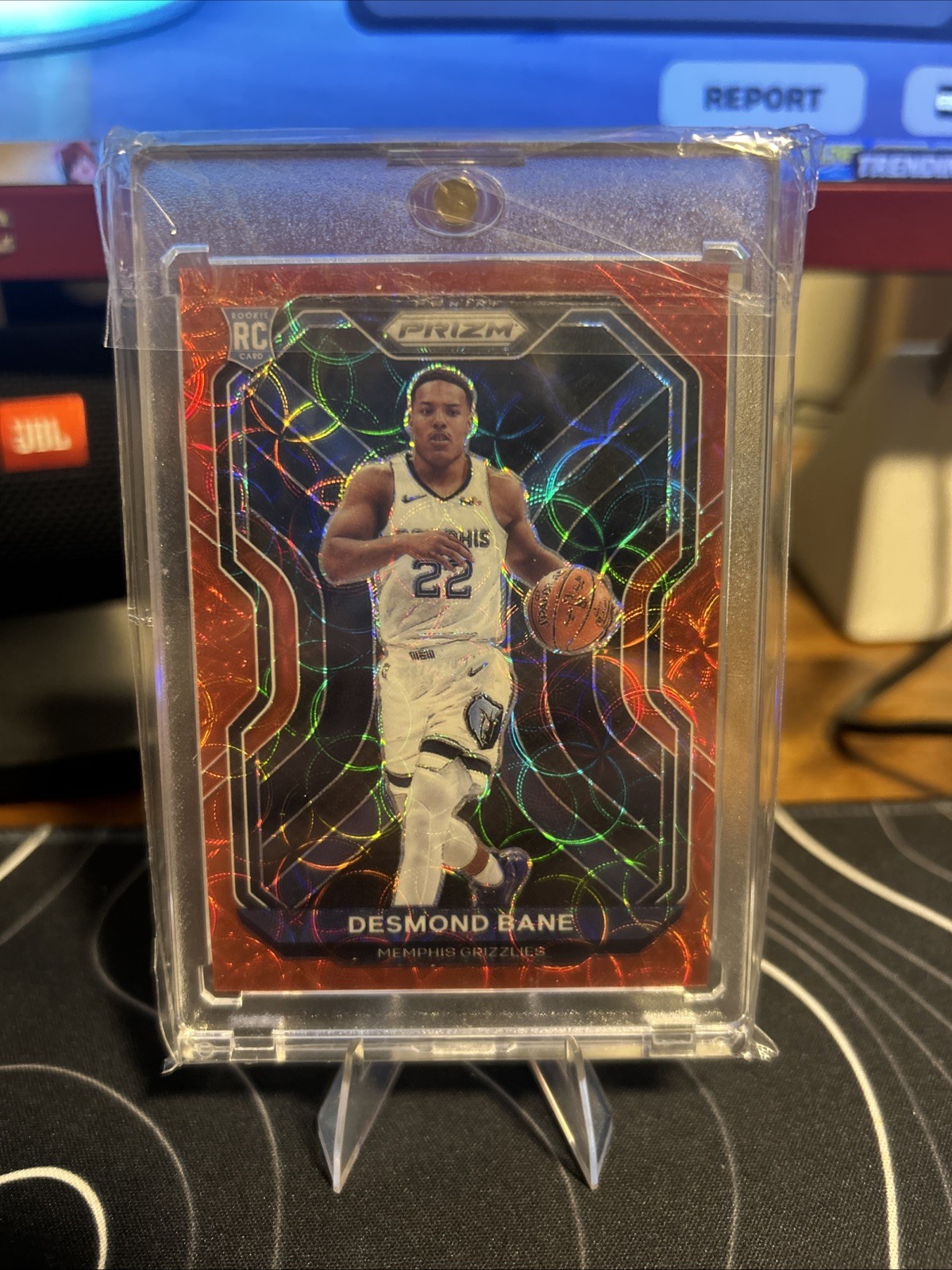 2020-21 Panini Prizm - Desmond Bane #297 Choice Red Prizm /88 (RC)